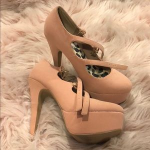 Blush heels